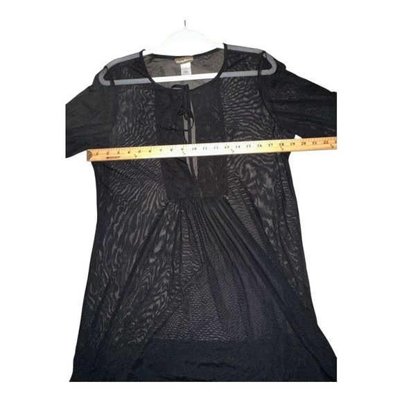 Tommy Bahama Black Sheer Swimsuit Coverup, Small - Picture 8 of 8